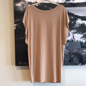 Italian Sheath Dress In cocoa